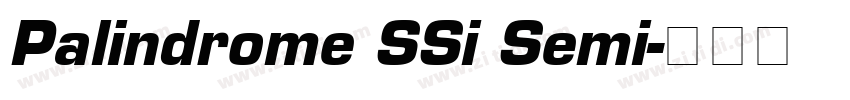 Palindrome SSi Semi字体转换